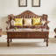 Table basse en bois massif avec rangement