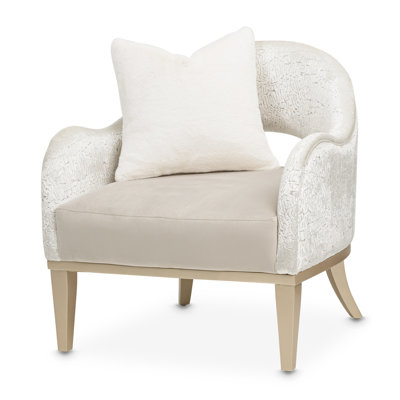 Fauteuil en velours 33 po Yvette