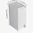 12" Freestanding Bathroom Storage Cabinets,Soft Close Doors,Floor Mounting Design
