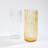 Pleated Glass Vase-Clear