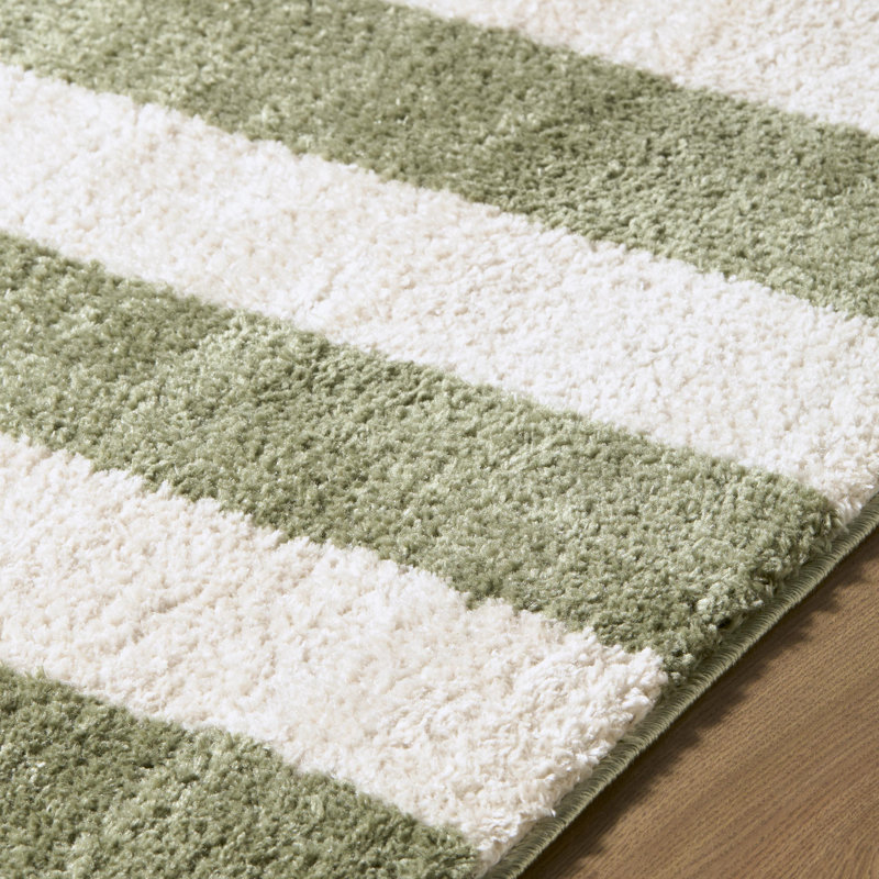 Phung Machine Woven Rug, Rectangle 6'7" x 9'