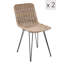 Ensemble de 2 chaises Agardi