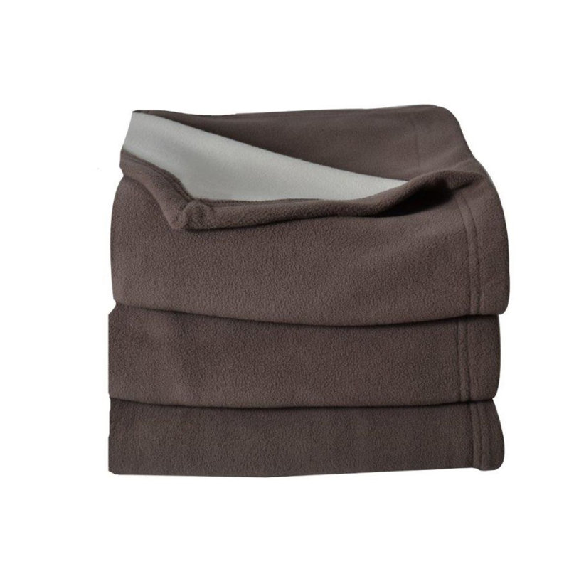Polyester Blanket, 180cm x 220cm, Taupe