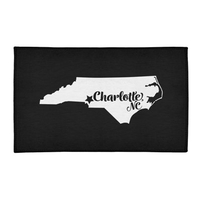 Tapis de poly-chenille en poly-caroline du nord charlotte