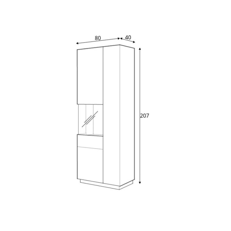 Evelin Display Cabinet