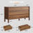 51.1" W 7 Drawer Dresser, Wood Chest Of Drawers For Bedroom, Living Room，Walnut-128990487
