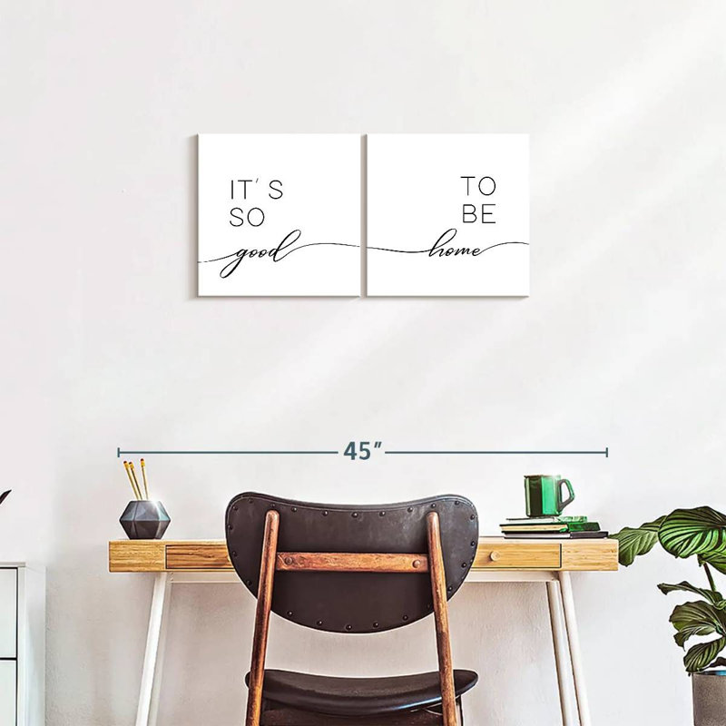 " So Good To Be Home Typography II " 2 - Pieces, 31" H x 15" W x 1.25" D