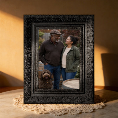 8" x 10" Black 3 PCS Family Picture Frame for Anniversary Photo Display