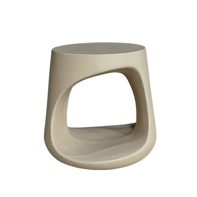 Trae Concrete Outdoor Bar Stool