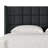 Linen Platform Wingback Bed -223115516-223115519