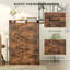 Armoire à chaussures étroite Grain de bois-1418611311