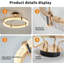 Darvel 1-Light 50cm LED Semi Flush Mount
