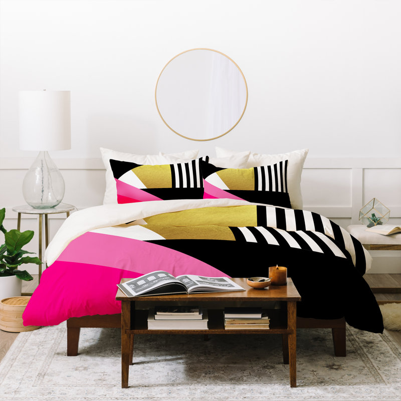 Modern & Contemporary Abstract Duvet Cover, Full/Queen Duvet Cover + 2 Standard Shams