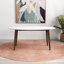 Oval Solid Wood Top with Solid Wood Base Dining Table