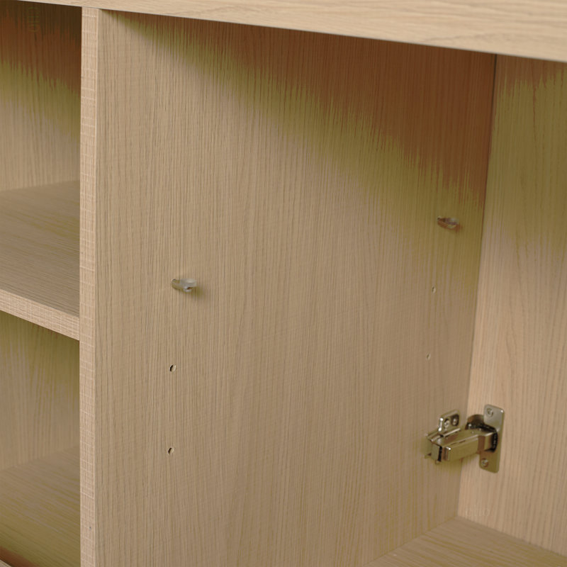 Meuble-lavabo autoportant 48 po et 3 portes d'armoire à fermeture en douceur (emballage KD) - sans le lavabo