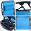 Chaise de patio pliante avec coussins Zechariah-1593786861