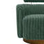 Chaise pivotante en velours de luxe et confort moderne-1658929301