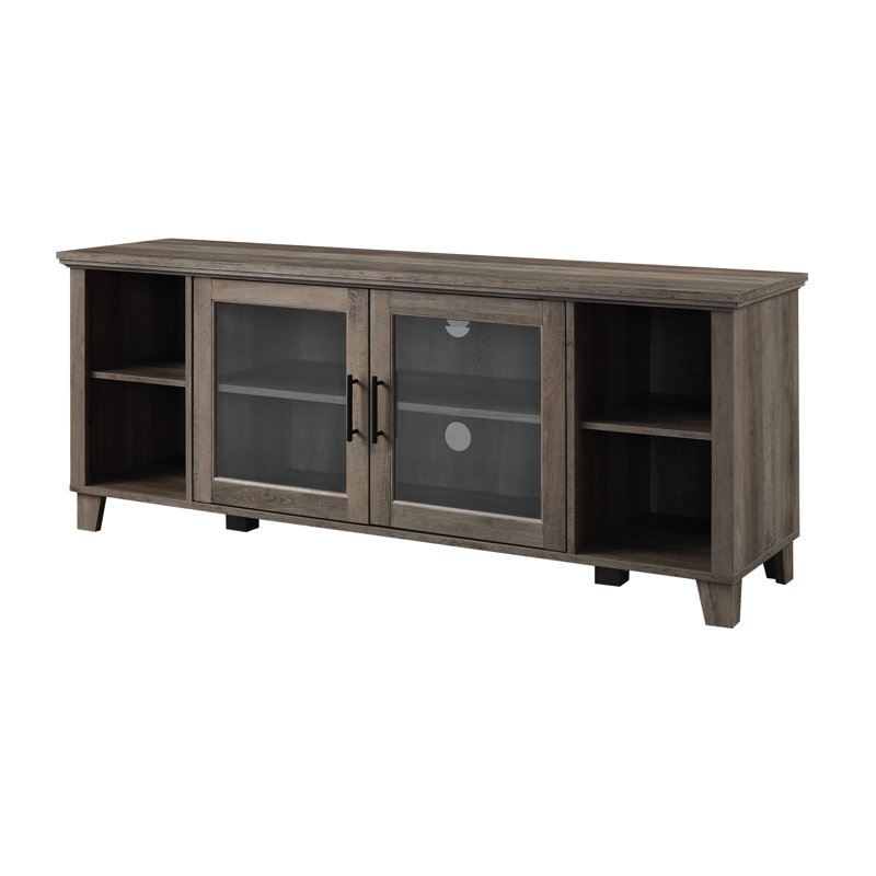 Barrington Unfinished TV Stand for TVs up to 60", Grey Wash