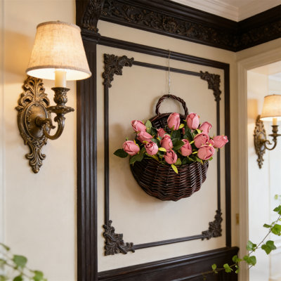 Wall-Mounted Artificial Flower
