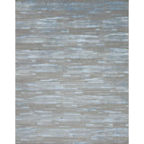 Vaheed Ta-3 Handmade Silk and Wool Striped and Abstract Area Rug