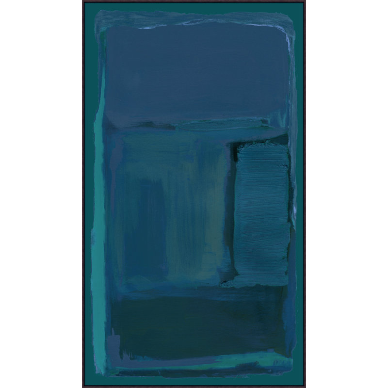 Teal Contour 2 Painting by Christopher Kennedy