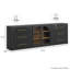 Buffet modulaire 3 pièces - C + 2C - Ébène-2128069815