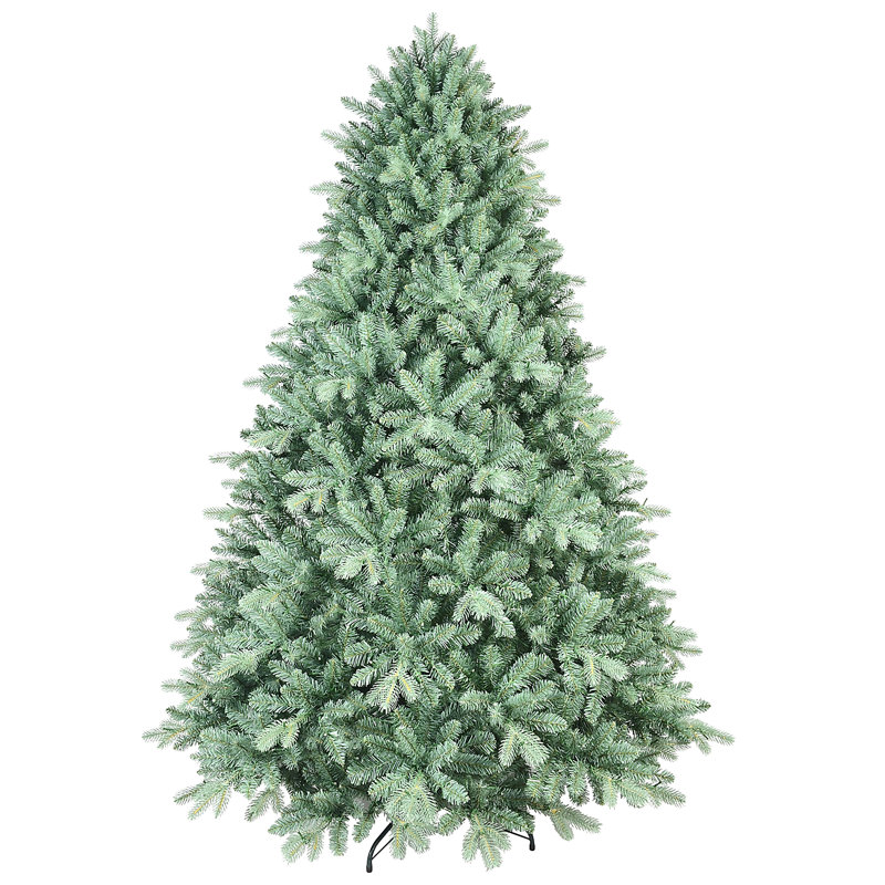  Arbre de Noël bleu-vert avec 2518 pointes PE + PVC, 100'