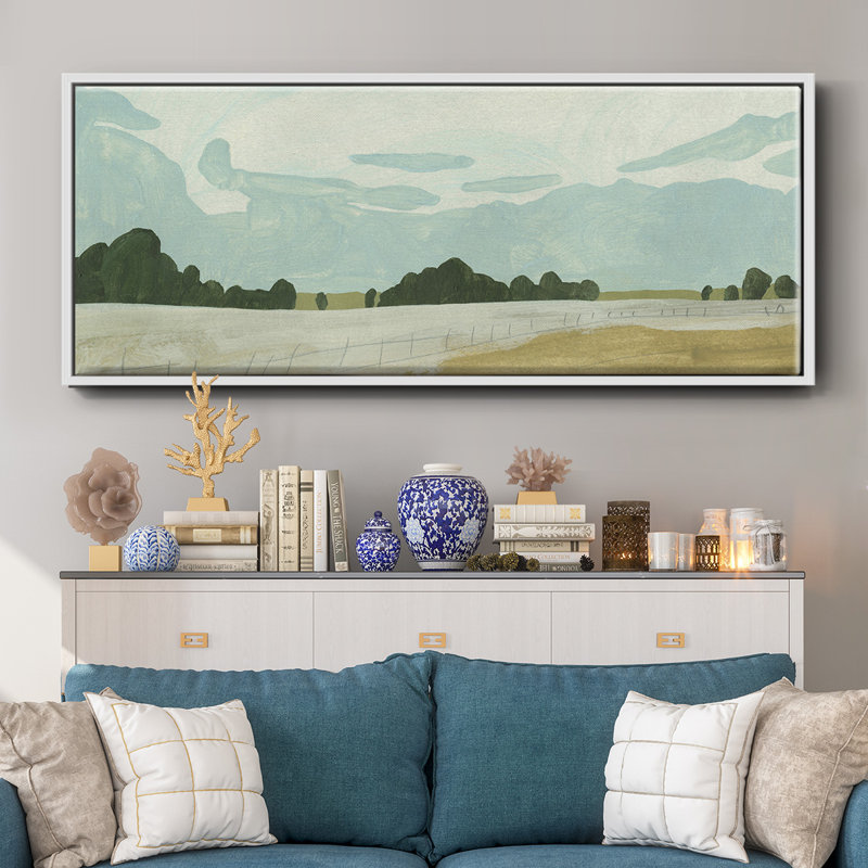 Farmland Study II- Framed Canvas