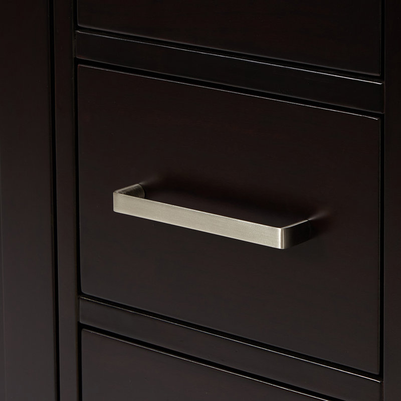 Cambridge 61'' W Single Vanity, Espresso, Rectangular