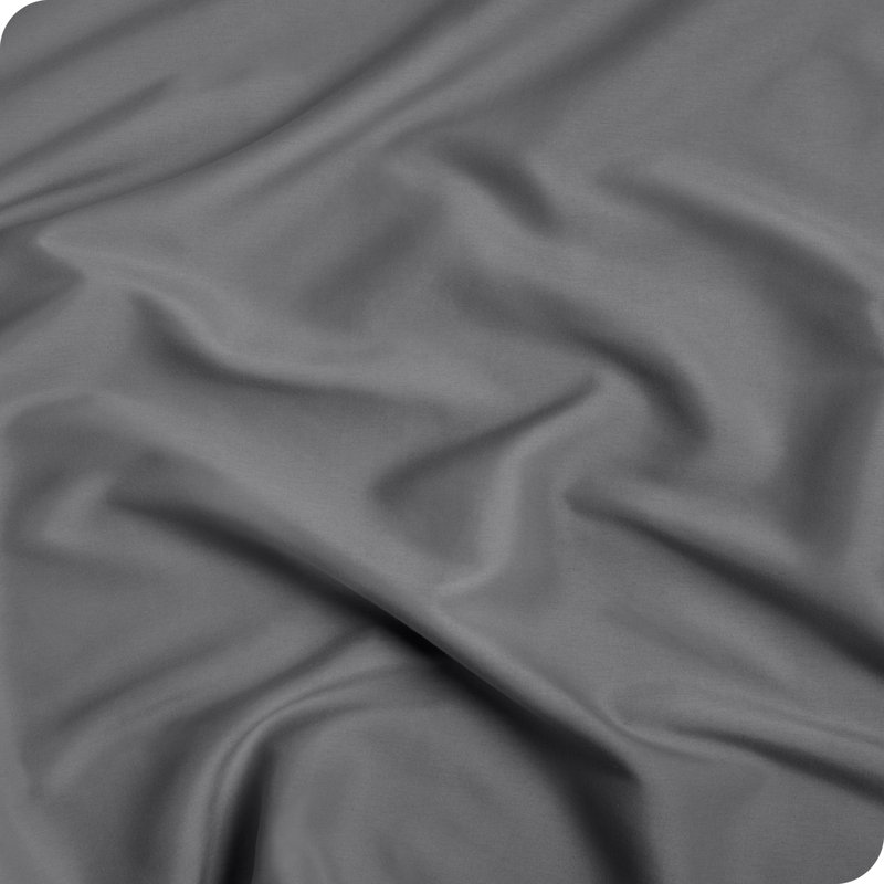 Ensemble de drap-housse en microfibre avec taie d'oreiller   , Gris, Drap-housse très grand avec 2 taies d'oreiller