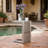  Caggiano Metal End Table,Patio Table,Outdoor Coffee table -109425864
