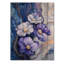 Symphonie éternelle de fleur de freesia bleu V - iris, art mural en bois sur bois de pin naturel-649899510