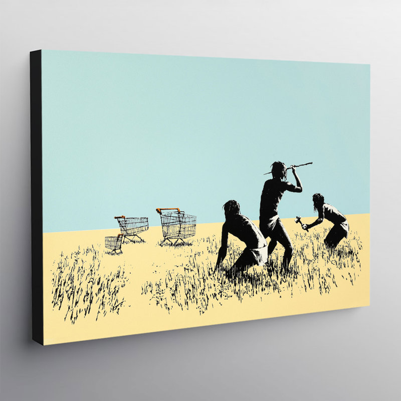Trolley Hunters - Wrapped Canvas Print, 84cm H x 120cm W x 4cm D