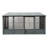 Gazebo Penguin Florence Wall Mounted Solarium 8 Ft x 16 Ft Metal Roof In Slate-63415567-91327404