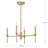 Shravan 4 - Light Dimmable Chandelier