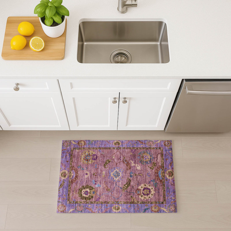 Tapis intérieur / extérieur lavable à la machine Bernadette ACN2230 Global, Rectangle 1 pi 8 po x 2 pi 6 po