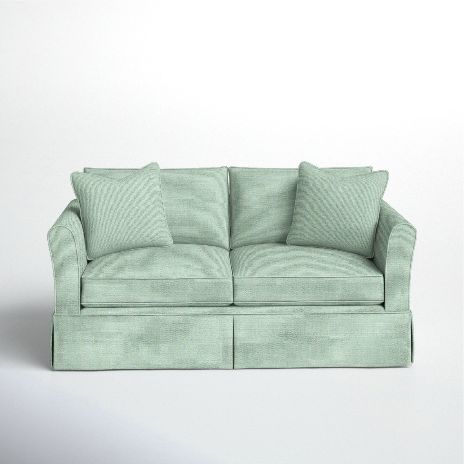 Shelby 60'' Upholstered Sofa, Sunbrella® Canvas Spa