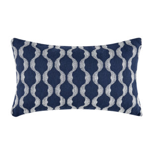 Lottolini Geometric Polyester Throw Pillow