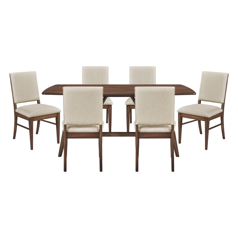 Darcy 7-piece Dining Table Set, 7 Pieces: Table, 6 Chairs