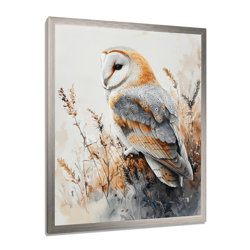 Fevbas - animaux, impressions sur toile, Argent argent, H 40 po x l 30 po, Reproduction encadrée d'une seule photo