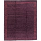 Serenity Hand Knotted Wool Area Rug in Purple/Pink