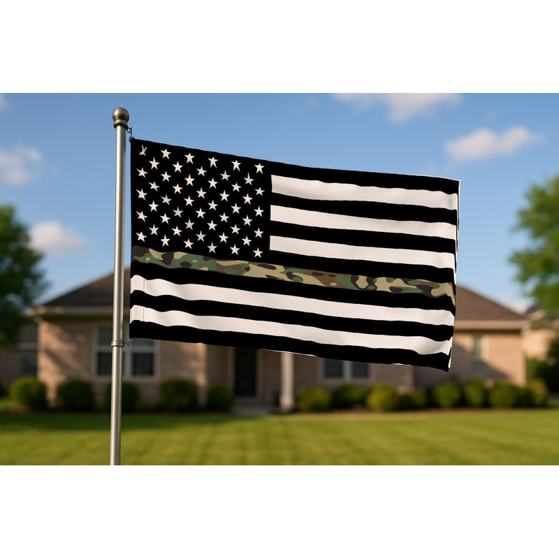 Drapeau américain Thin Camo Line — Drapeau