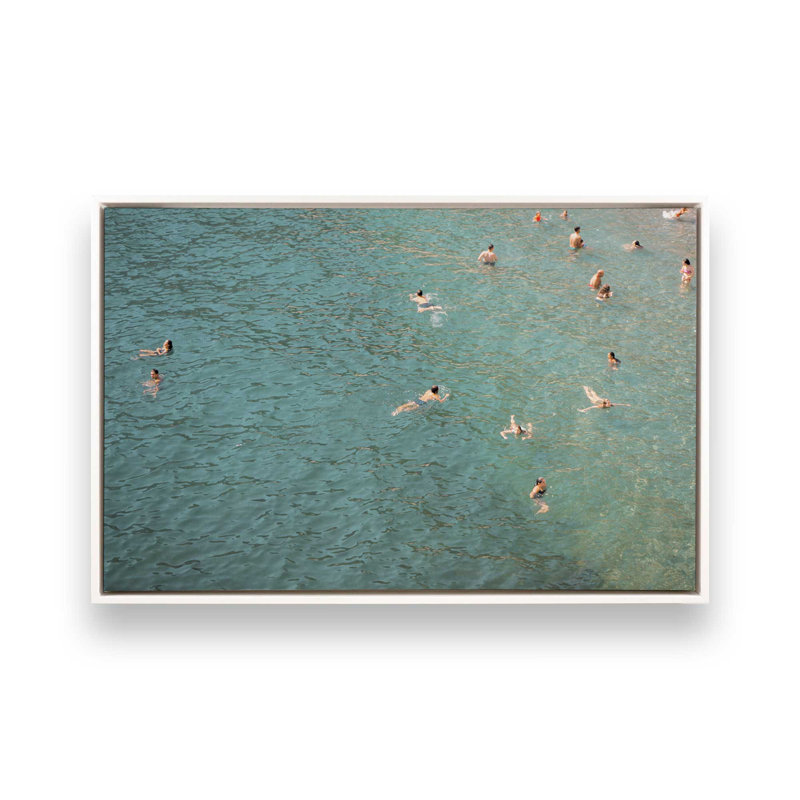 Impression sur toile rafraîchissante, H 12,75 po x l 18,75 po x P 1,75 po, Cadre flottant blanc opaque, 1