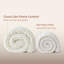 Ensembles d'édredon pour lit double - literie 3 pièces en molleton blanc moelleux crème, esthétique rayée confortable pour les chambres modernes et les chambres d'amis, décoration intérieure de luxe toutes saisons-138001061-138001062