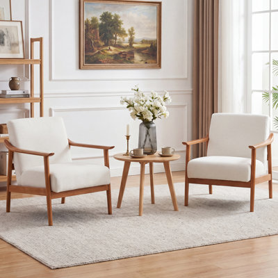 Mid Century Modern Upholstered Armchairs