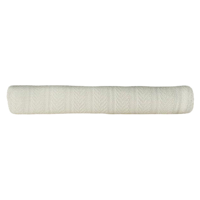 Luxurious Chevron Twin-Size Cotton Blanket in Ecru