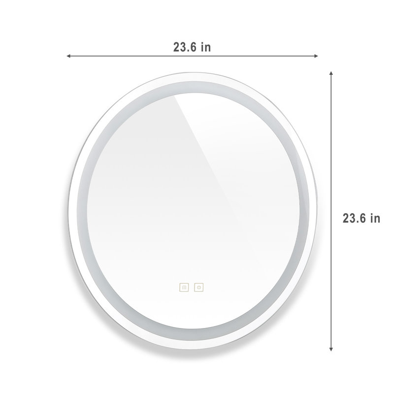 LED Circular Environmentally-friendly Mirror Lamp
