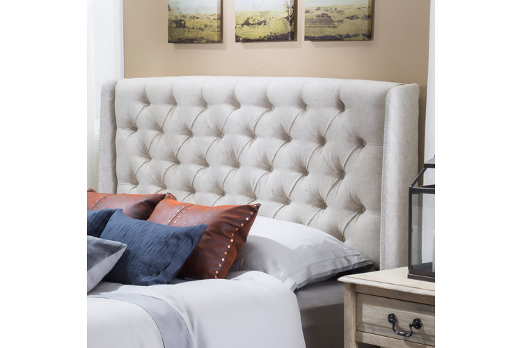 Riley Full/Queen Upholstered Wingback Headboard