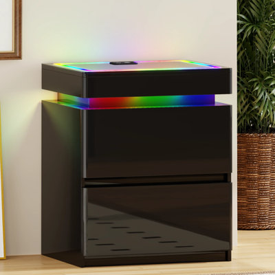 50 cm W Bedside Table