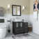 Megaira 36'' Single Bathroom Vanity with Engineered Marble Top with Mirror